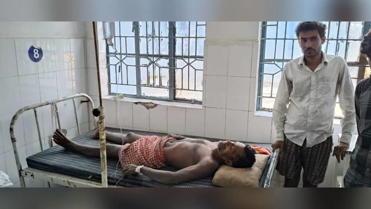 करेंट की चपेट में आने से एक व्यक्ति झुलसा