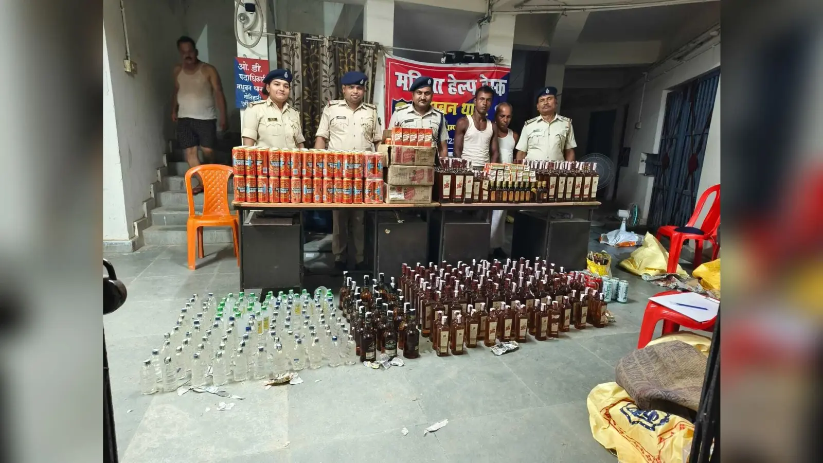 Motihari: 400 लीटर विदेशी शराब के साथ दो तस्कर गिरफ्तार