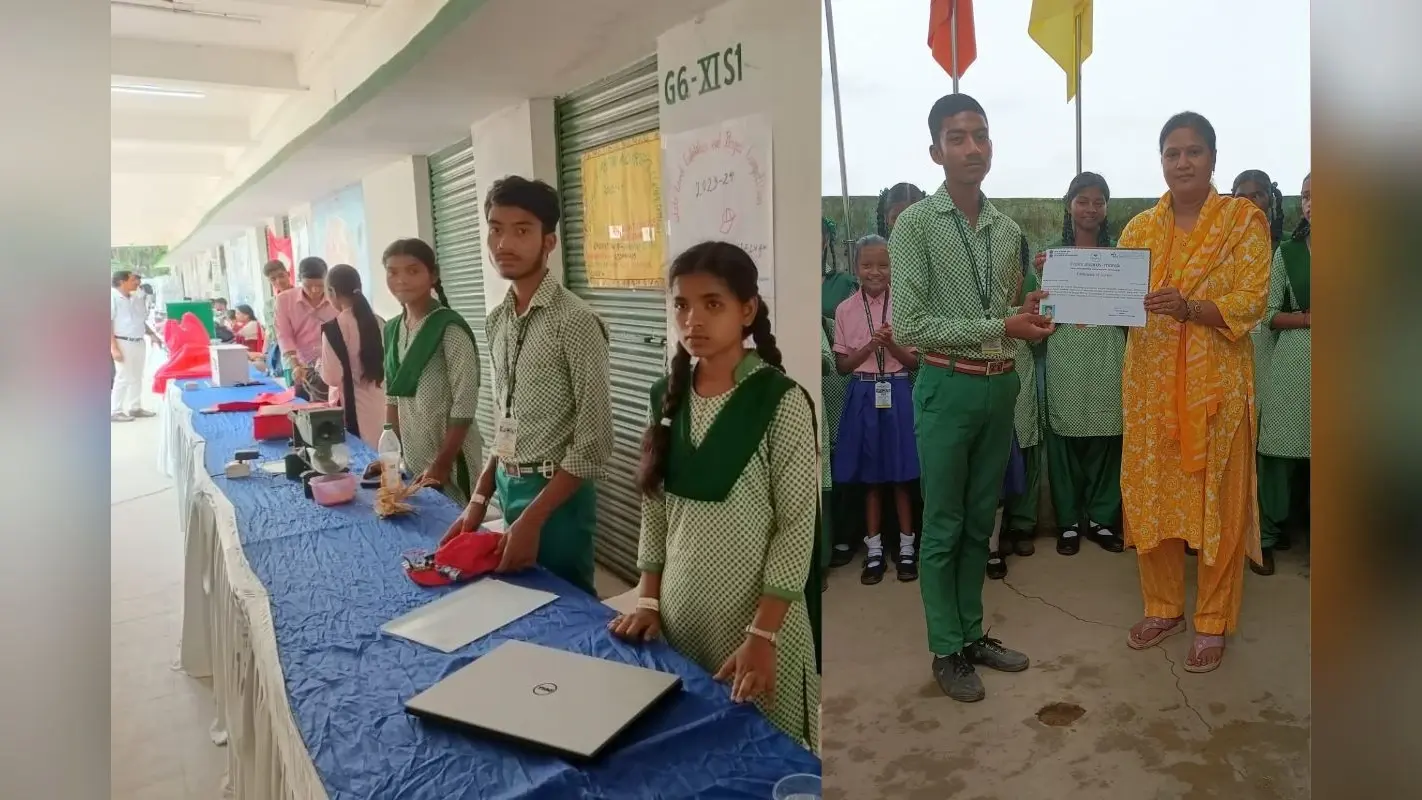 इंस्पायर अवार्ड प्रतियोगिता में खरसावां के कार्तिक का कमाल, नेत्रहीनों के लिए बनाया स्मार्ट कैप