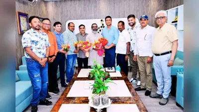 JSCA के नवनिर्वाचित अध्यक्ष अजय नाथ शाहदेव अपनी टीम के साथ सीएम हेमंत सोरेन से मिले