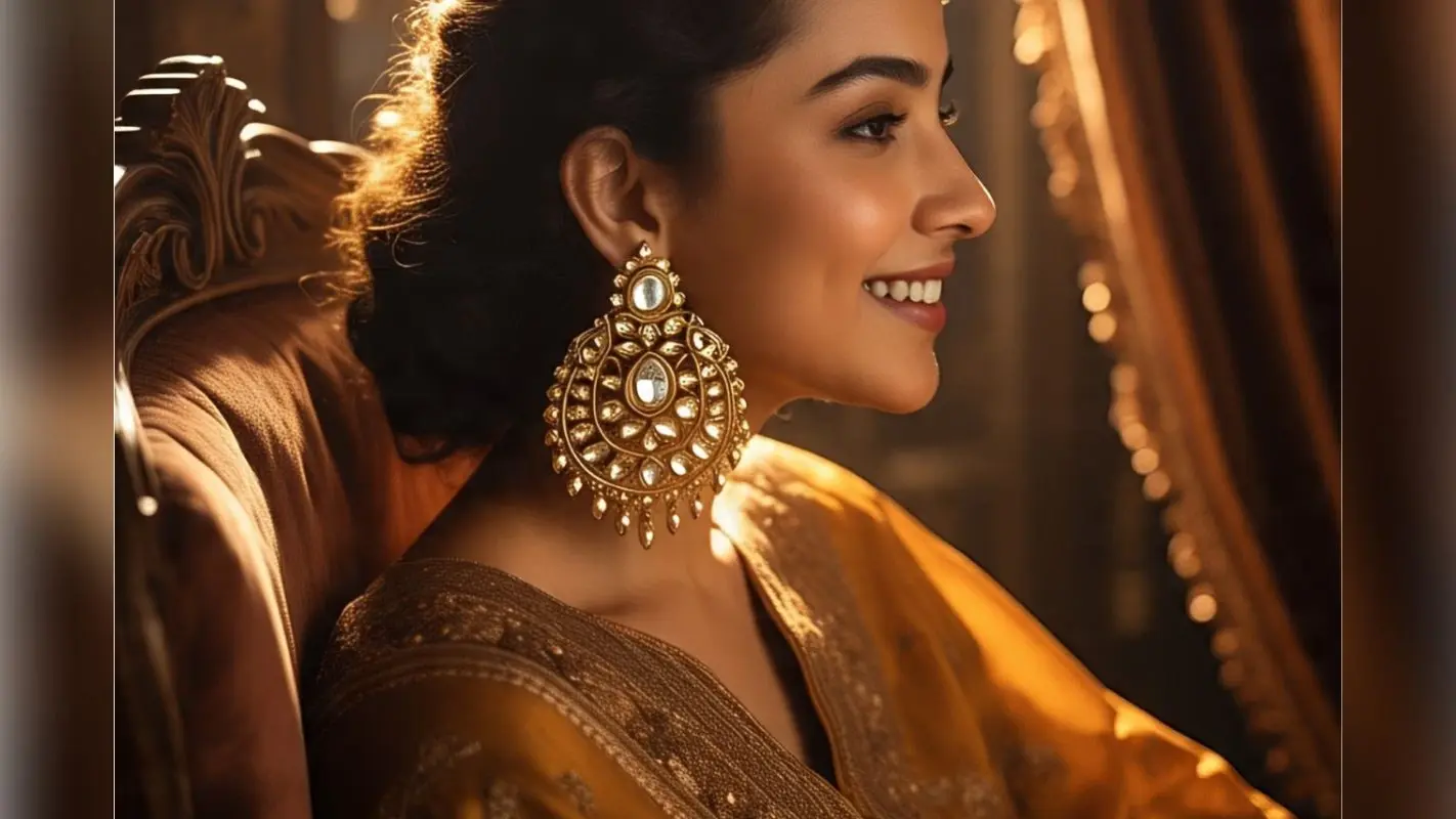 Latest Kundan Earrings For Vat Savitri Vrat: वट सावित्री पर दिखें सबसे सुंदर,पहनें ये कुंदन इयररिंग्स