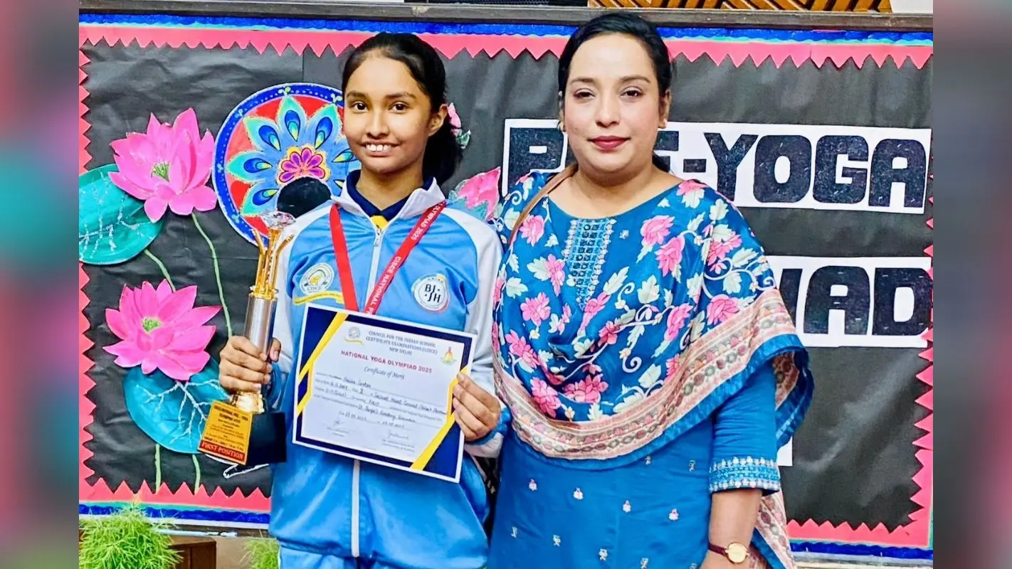 जमशेदपुर की नायशा ने CISCE राष्ट्रीय प्री-योग ओलंपियाड में जीता स्वर्ण पदक