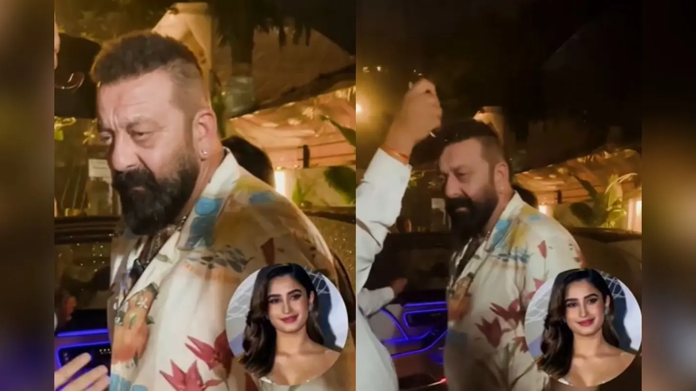 VIDEO: संजय दत्त ने रवीना टंडन की बेटी को किया नजरअंदाज, पैप्स से पूछा- कौन है राशा?