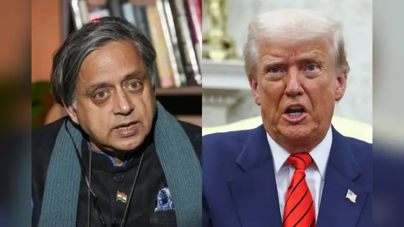 Shashi Tharoor Reaction on Donald Trump: शशि थरूर के बयान ने इंटरनेट पर मचाई धूम, ट्रंप को बताया… देखें वीडियो 
