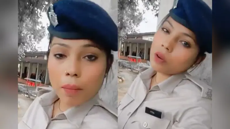 Viral Video: ‘कट्टा दिखाएंगे तो बाप बाप कहियेगा’, थाना कैंपस में महिला सिपाही ने बनाया रील, हो रहा वायरल