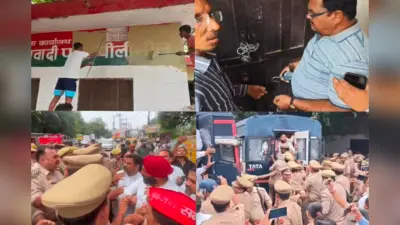 सपा पर सरकार की सबसे बड़ी कार्रवाई! ऑफिस सील, नेता बोले- तानाशाही की हद