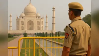 ताजमहल को बनाया टारगेट? प्रतिबंधित जोन में घुसने की कोशिश, फायरिंग कर हुए फरार