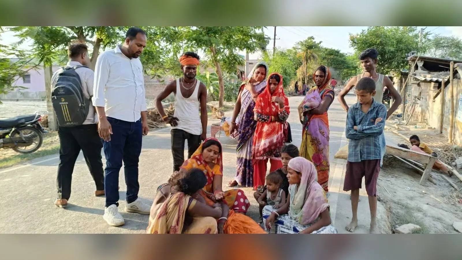 hajipur news. बाइक की टक्कर से घायल हुए बच्चे की इलाज के दौरान मौत