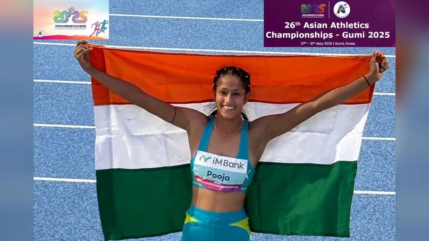 एशियाई एथलेटिक्स चैंपियनशिप 2025 में 24 पदकों के साथ भारत दूसरे स्थान पर; इन खिलाड़ियों का रहा जलवा