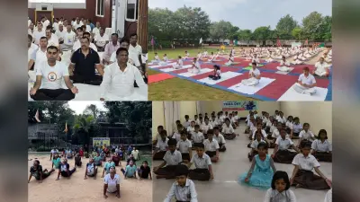 अंतरराष्ट्रीय योग दिवस पर लोगों ने किया योगाभ्यास, सांसद ढुलू महतो ने बताया स्वस्थ जीवन के लिए अहम
