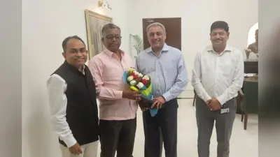 टाटा स्टील के MD टीवी नरेंद्रन से मिले MP कालीचरण मुंडा, पलायन रोकने के लिए दिया ये प्रस्ताव