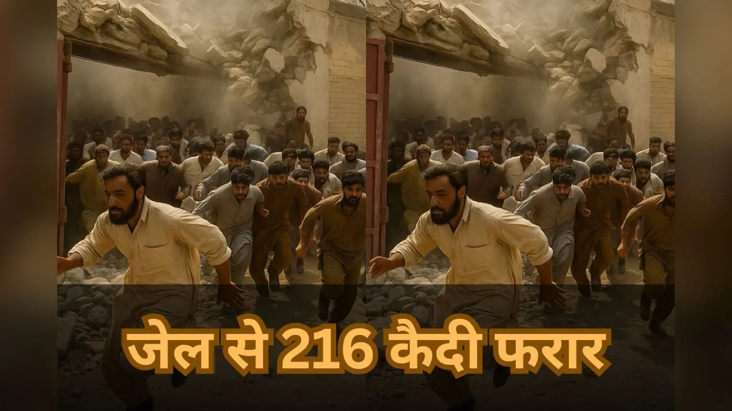 जेल से 216 कैदी फरार, पुलिस पर किया हमला, एक की मौत, देखें वीडियो