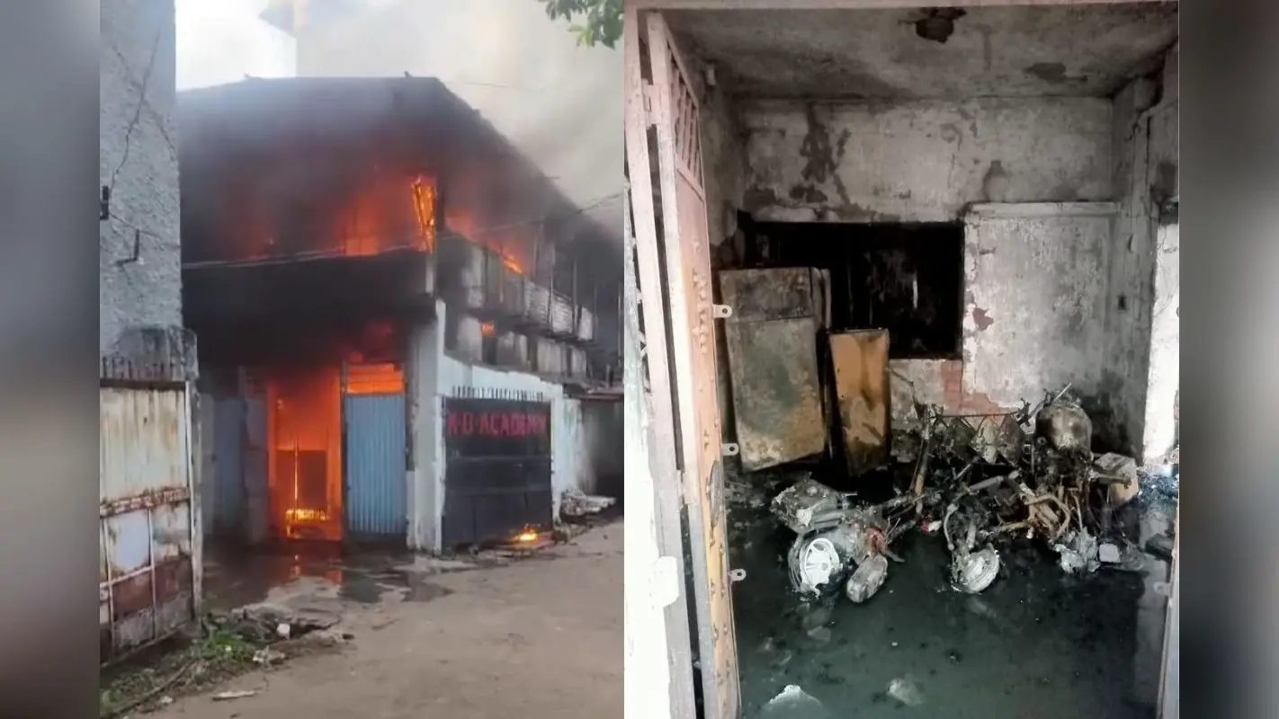 Ranchi News : इलेक्ट्रिक स्कूटी चार्ज करने के दौरान लगी आग, धू-धूकर जला पूरा घर