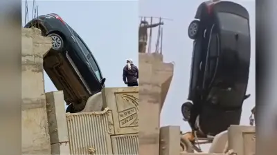 Viral Video: गूगल मैप ने फिर कर दिया ‘मोए-मोए’! अधूरे फ्लाईओवर पर लटका दी कार, आगे जो हुआ…