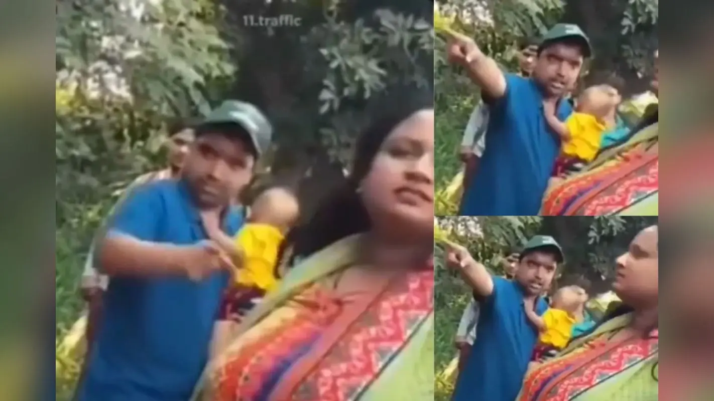 Viral Video: ‘तू बाप है? ओवर मत कर… पार्क में प्रेमी के साथ पकड़ी गई पत्नी तो पति पर ही लगी चिल्लाने