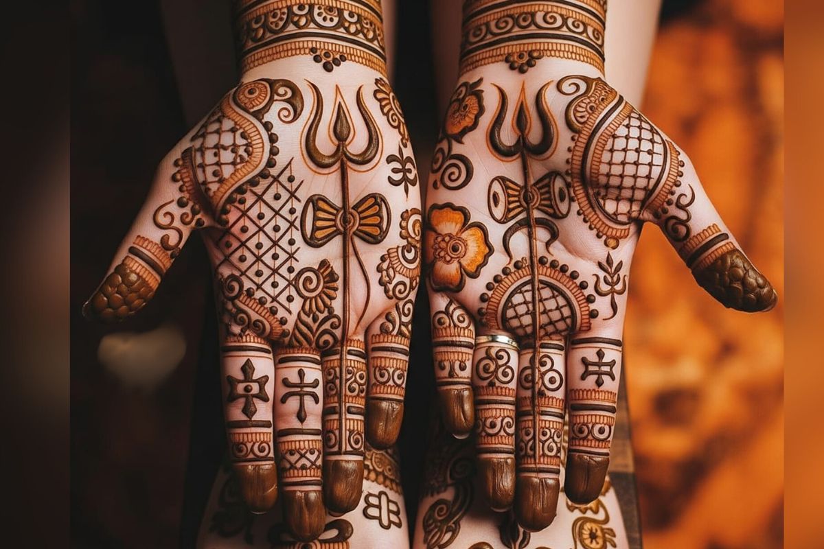 Sawan Mehndi Design