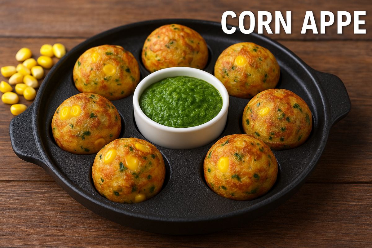 Corn Appe Recipe: टाइम हो कम और भूख लगी हो ज्यादा, बनाएं झटपट कॉर्न अप्पे