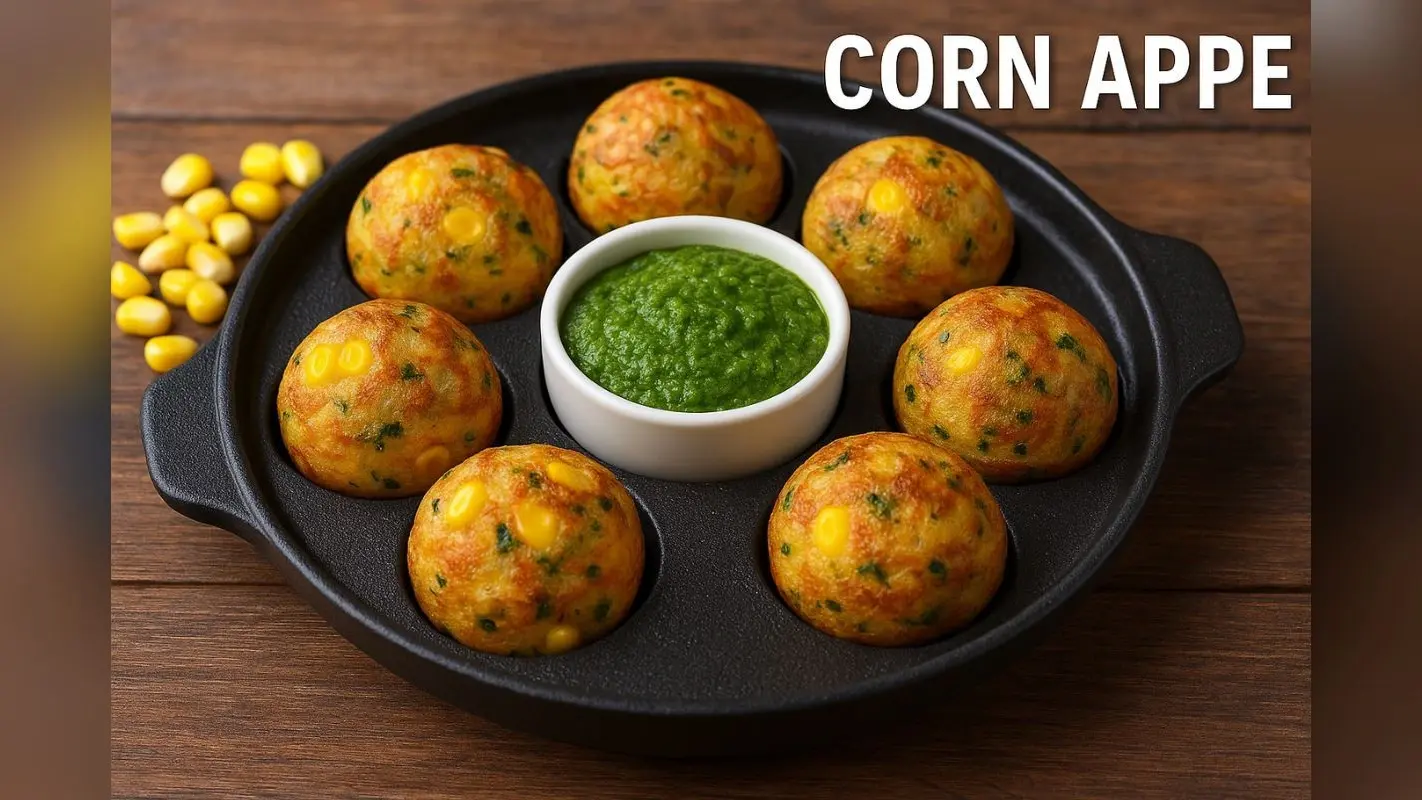 Corn Appe Recipe: टाइम हो कम और भूख लगी हो ज्यादा, बनाएं झटपट कॉर्न अप्पे