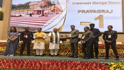 गंगा किनारे फिर गूंजा प्रयागराज का नाम, स्वच्छता में नंबर वन बना — महाकुंभ आयोजन को मिली राष्ट्रीय सराहना