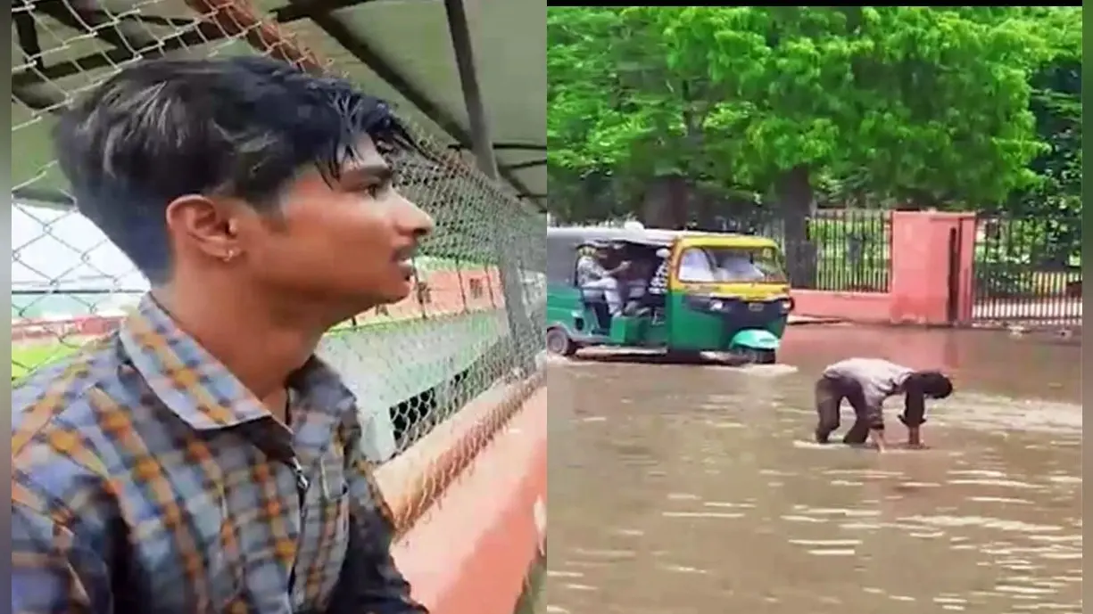 बारिश में मोबाइल बहा तो फूट-फूटकर रो पड़ा युवक! जयपुर के वायरल वीडियो ने देश को भावुक कर दिया