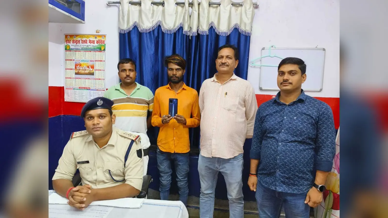 आरा जंक्शन से मोबाइल चोर गिरफ्तार, भेजा जेल