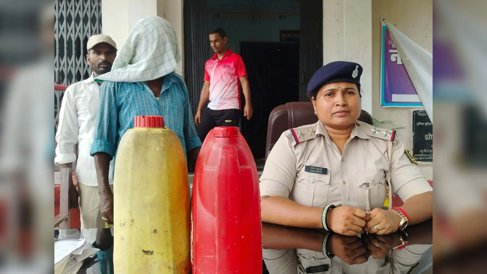 10 लीटर देसी शराब के साथ एक गिरफ्तार