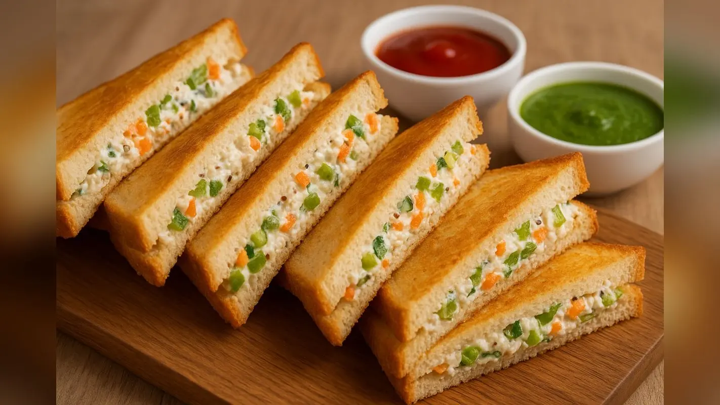 Hung Curd Sandwich Recipe: स्कूल में टिफिन खोलते ही खुश हो जाएंगे बच्चे, इस तरह मिनटों में उनके लिए बनाएं हंग कर्ड सैंडविच