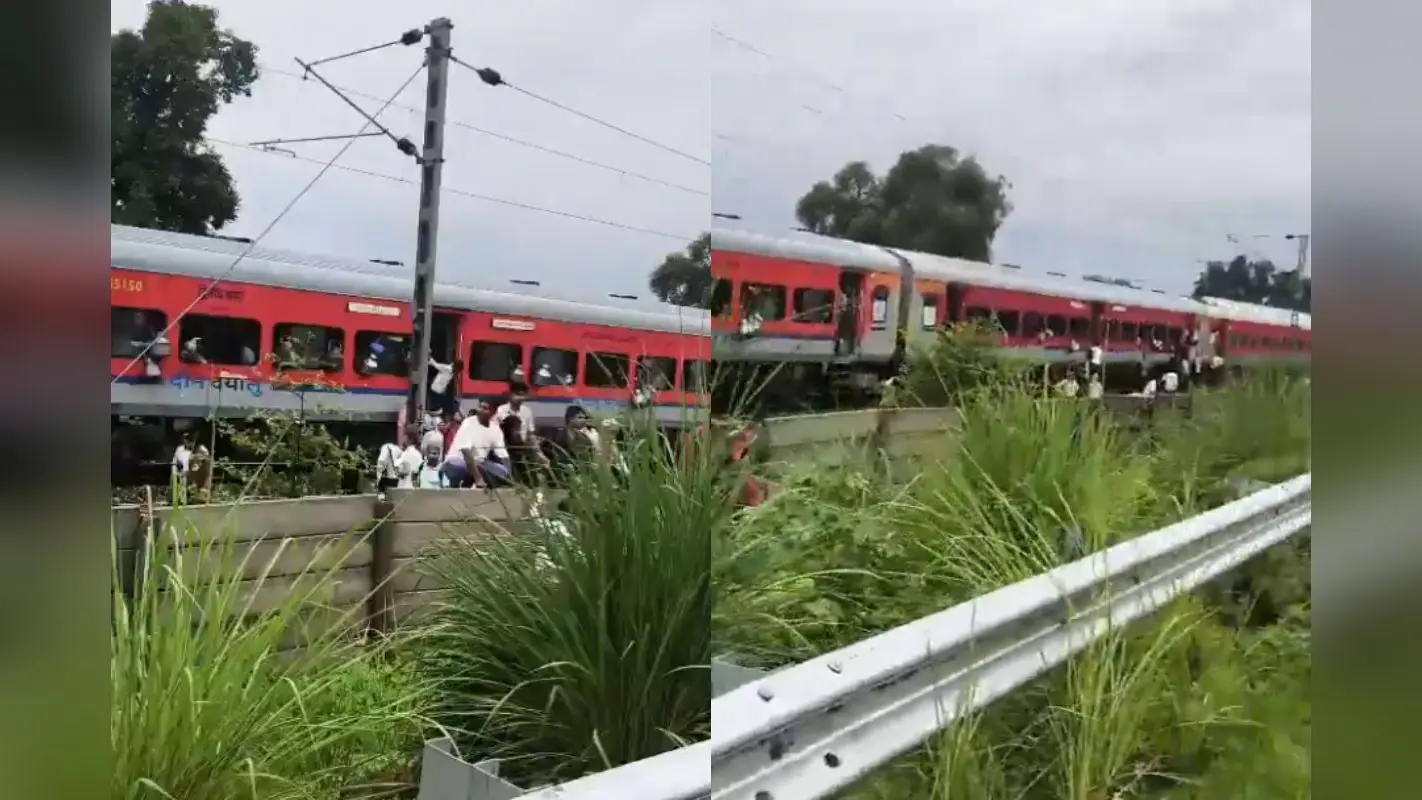 हादसे से बाल-बाल बची कालिंदी एक्सप्रेस, ड्राइवर की सूझ-बूझ से बची यात्रियों की जान