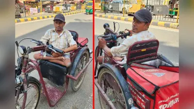 Good Story: दोनों पैर से दिव्यांग ‘डिलिवरी ब्वॉय’ मो शादाब चढ़ रहे हौसले की सीढ़ियां