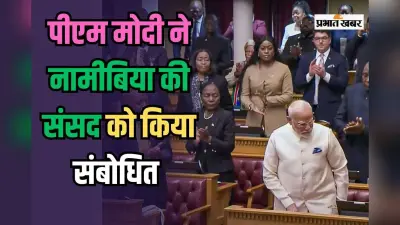PM Modi Address Parliament Of Namibia: पीएम मोदी ने नामीबिया की संसद को किया संबोधित, कहा- जिनके पास कुछ नहीं, उनके पास संविधान की गारंटी