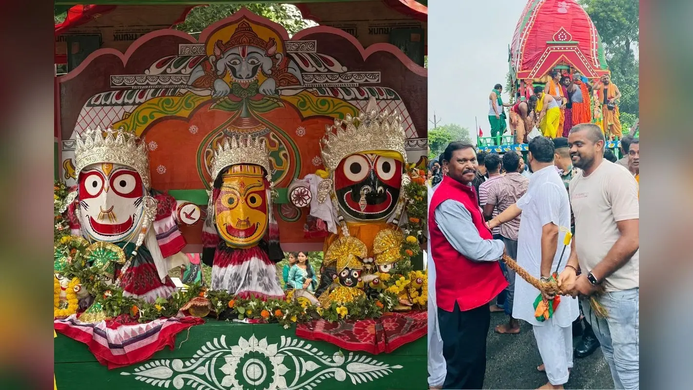 Rath Yatra: मुख्य मंदिर लौटे प्रभु जगन्नाथ, रथ खींचने उमड़ी श्रद्धालुओं की भारी भीड़, पूर्व सीएम अर्जुन मुंडा भी हुए शामिल
