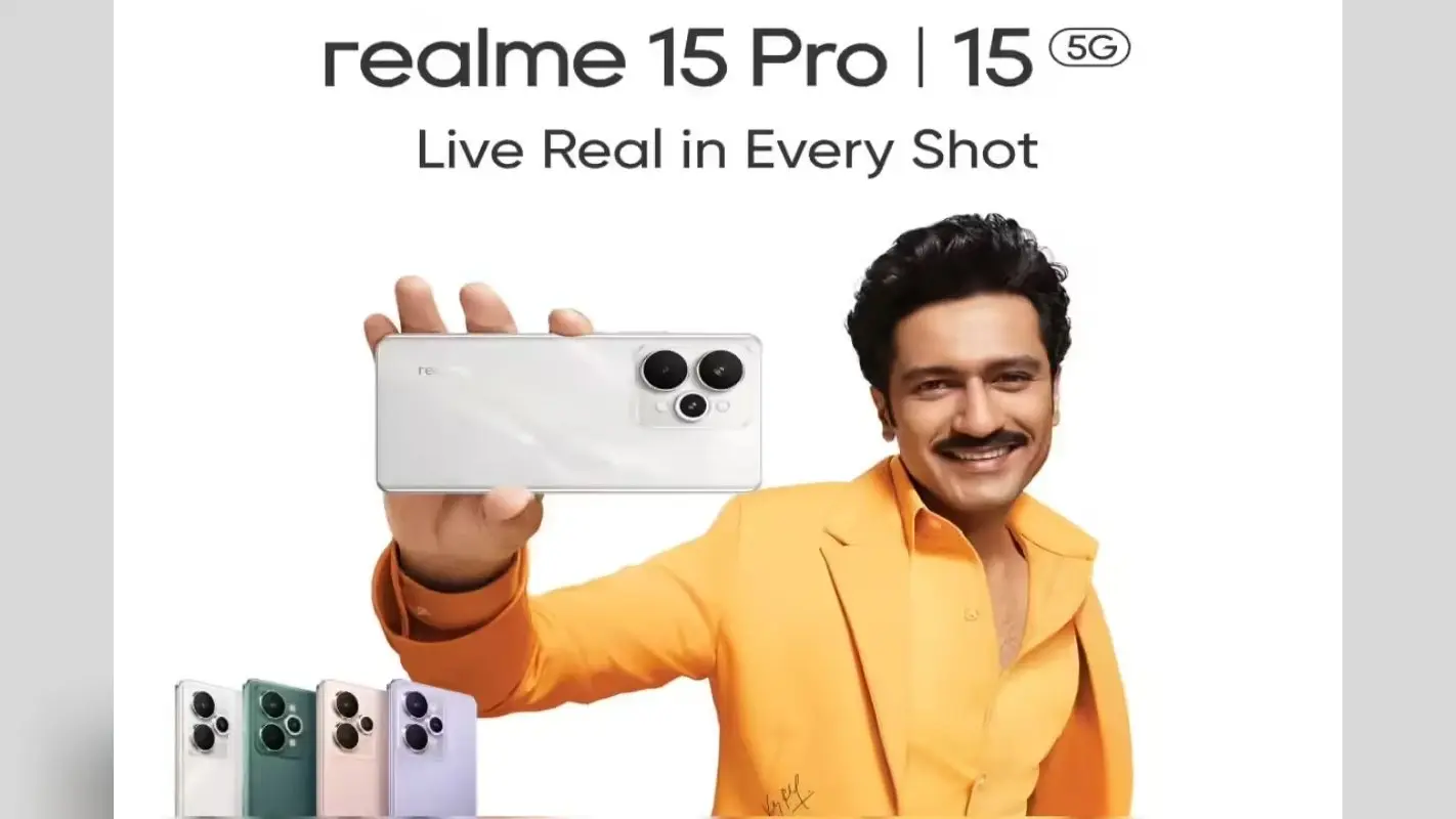 AI Edit Genie फीचर के साथ आ रही Realme 15 सीरीज, विक्की कौशल बने ब्रांड एंबेसडर