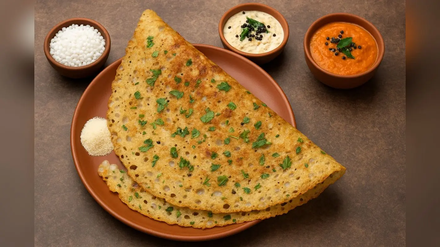 Sabudana Rava Dosa Recipe: स्वाद और सेहत का जबरदस्त तड़का, 5 मिनट में इस तरह बनाएं क्रंची साबुदाना-रवा डोसा