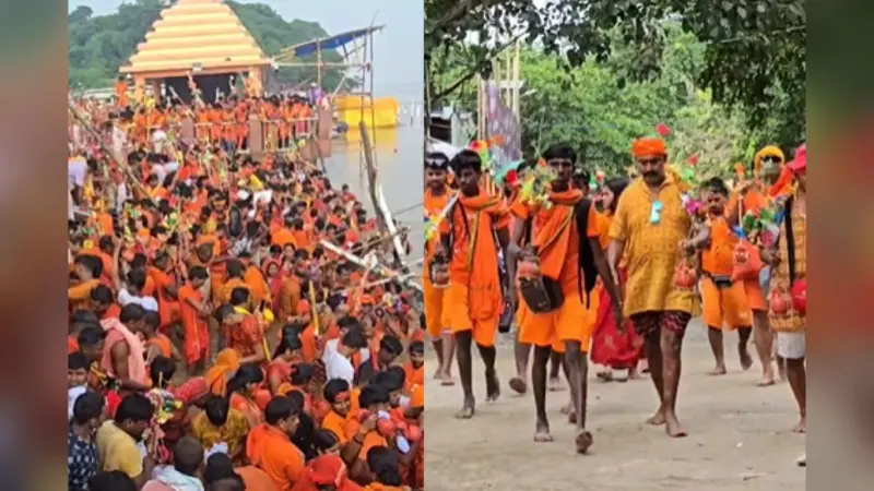 Video: सुल्तानगंज में श्रद्धालुओं की हर रोज जुट रही अपार भीड़, कांवरिया पथ पर कुछ ऐसा दिखा नजारा…