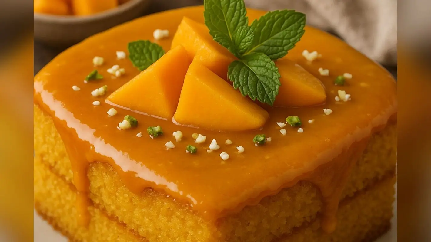 Sooji Cake: स्पंजी, सॉफ्ट और फ्रूटी टेस्ट, आसानी से बनाएं डिलीशियस मैंगों सूजी केक