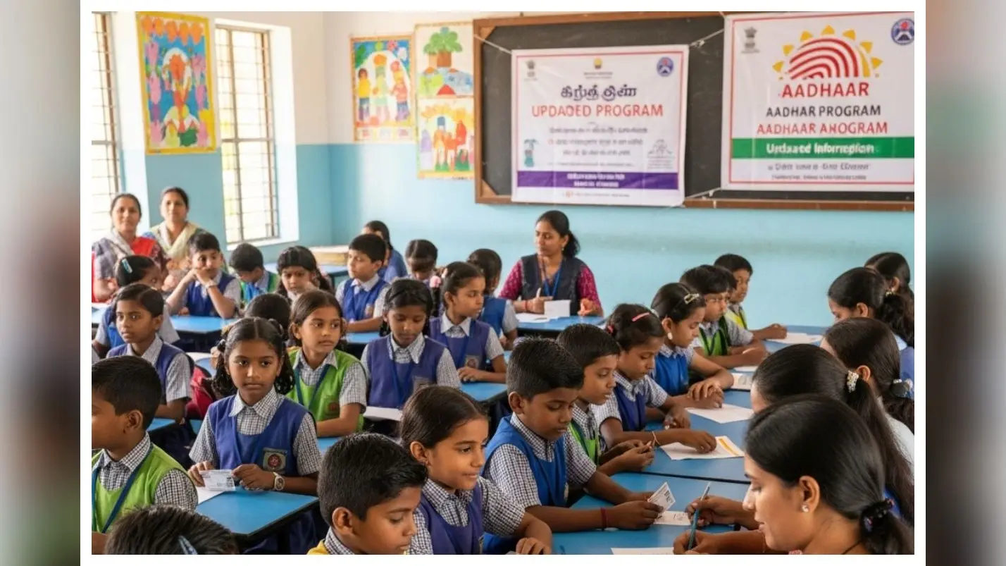 कहीं जाने की जरुरत नहीं, अब स्कूल में ही होगा बच्चों का आधार अपडेट
