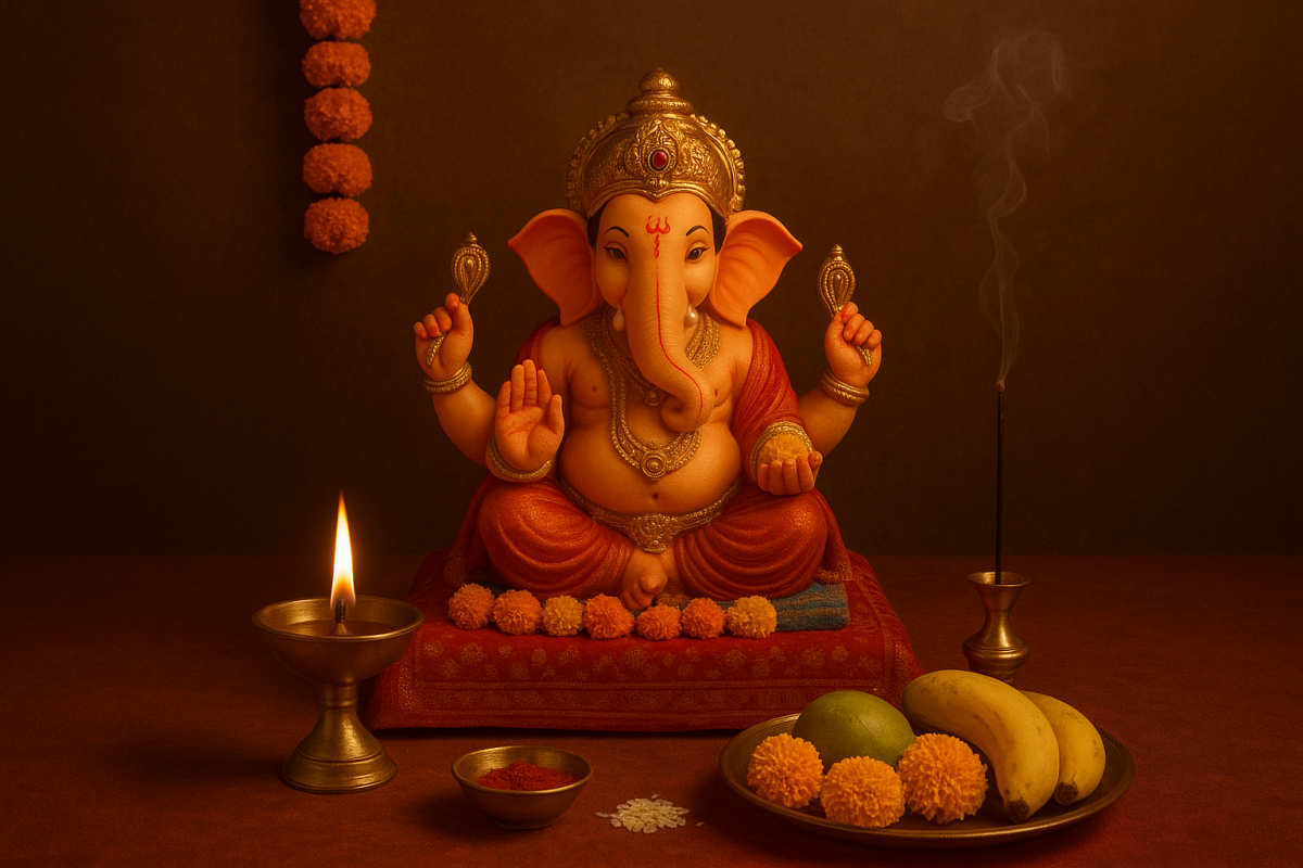 Ganesh Chaturthi sthapana vidhi