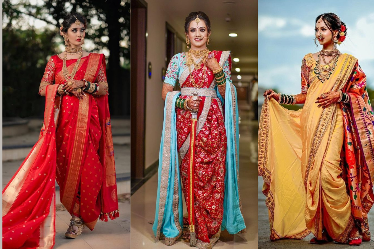 Ganesh Puja 2025 Nauvari Saree Look