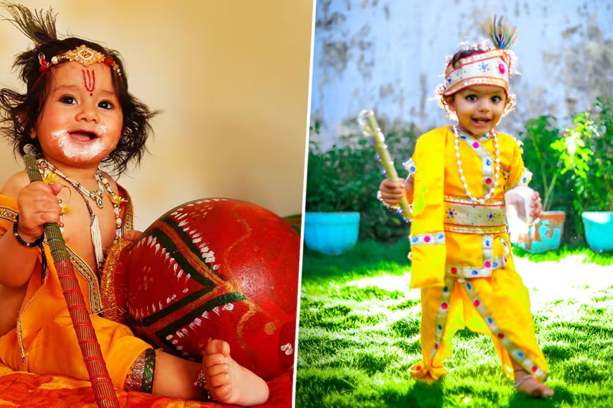 Janmashtami Kids Dress Ideas for baal gopaal
