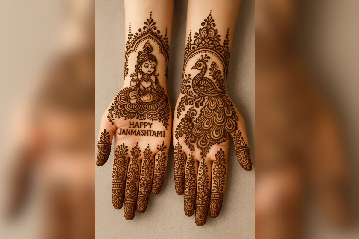 Janmashtami Mehndi Design