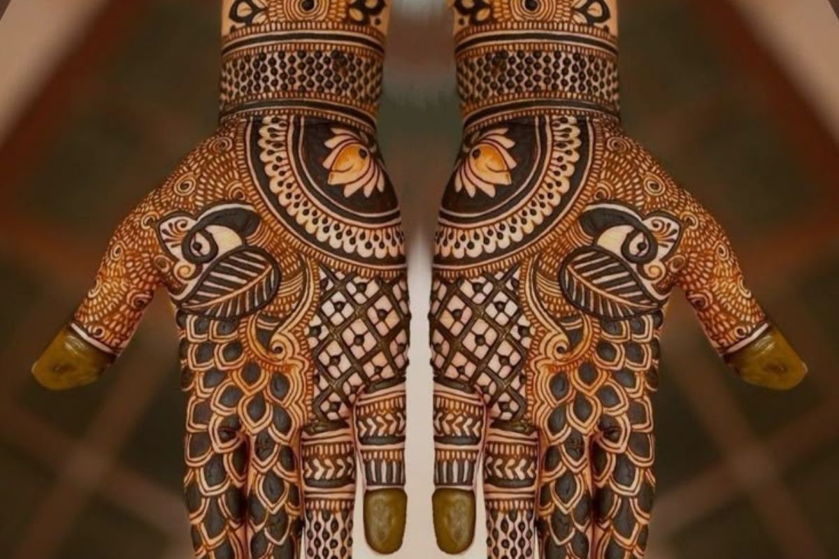 Karma Puja Mehendi Designs