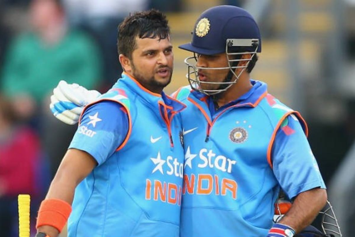 Suresh Raina and MS Dhoni