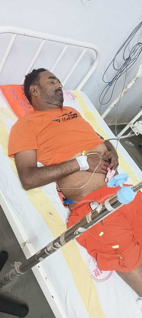 बाइक से गिरकर अंडाल का कांवरिया जख्मी, रेफर