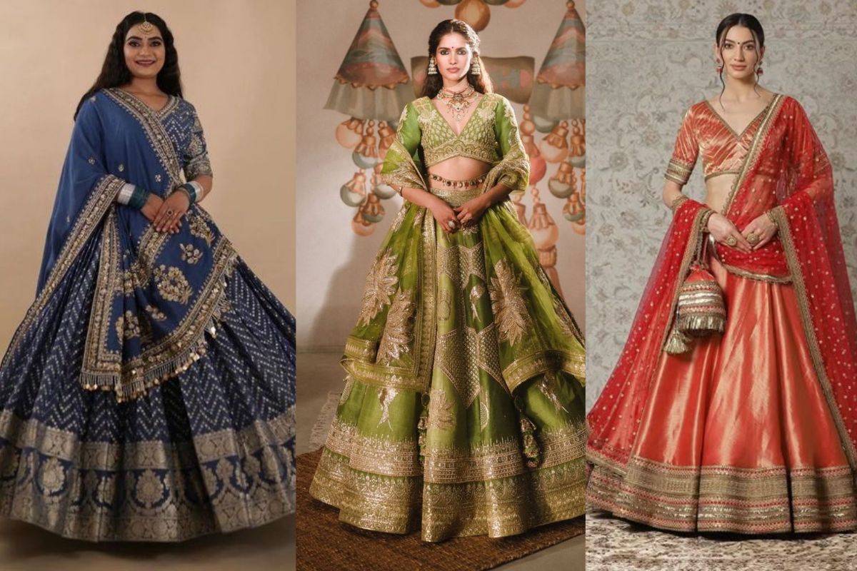 Lehenga for Teej 
