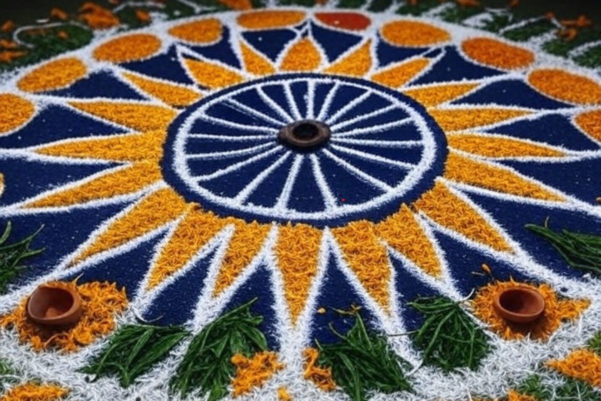 independence day rangoli designs