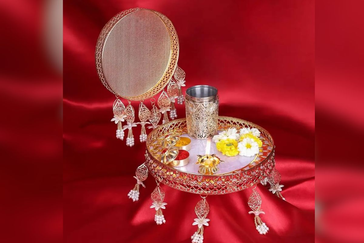 puja thali decoration idea
