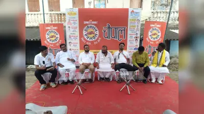 Election Express: बनियापुर के चौपाल में उठा मशरक शराब कांड, लोगों ने नेताओं को घेरा