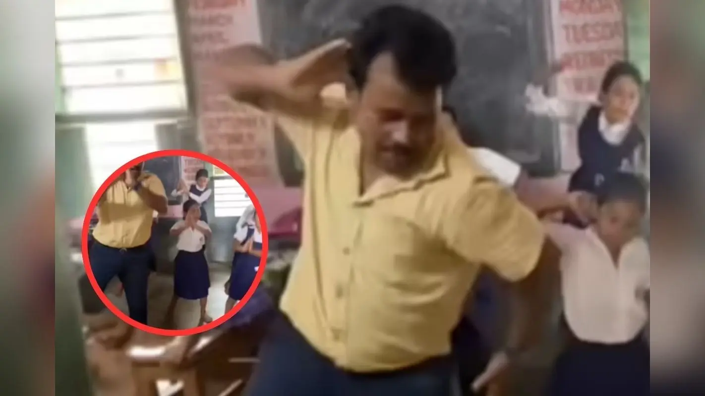 Viral Video : छा गए मास्टर जी! छोटी बच्चियों को ‘देश रंगीला’ गाने पर सिखाया डांस स्टेप्स