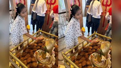 आवारा कुत्तों पर सुप्रीम कोर्ट के फैसले से आठ साल की बच्ची हुई इतनी खुश कि पहुंच गयी मंदिर, पहाड़ी बाबा को ऐसे किया प्रसन्न