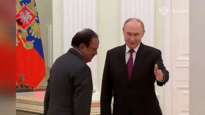 Doval Meet Putin: मॉस्को में राष्ट्रपति पुतिन से मिले NSA अजीत डोभाल, कई मुद्दों पर की चर्चा